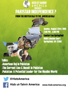 "Pakistan Independence:From the British Raj to the American Raj"